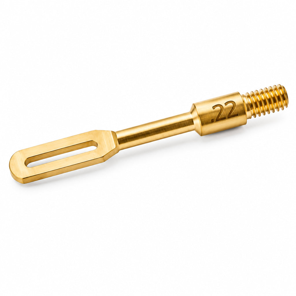 Breakthrough Brass Patch Holder .22 Cal (8/32" Male Thread)