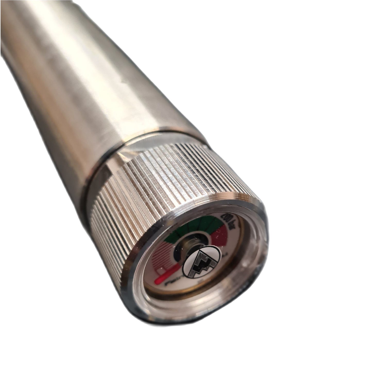 FWB Compressed Air Cylinder, Short - Silver