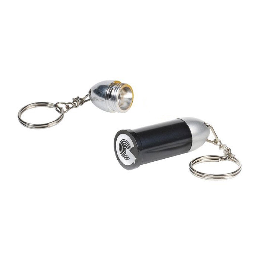 867-S 'Team Gehmann' black bullet key ring