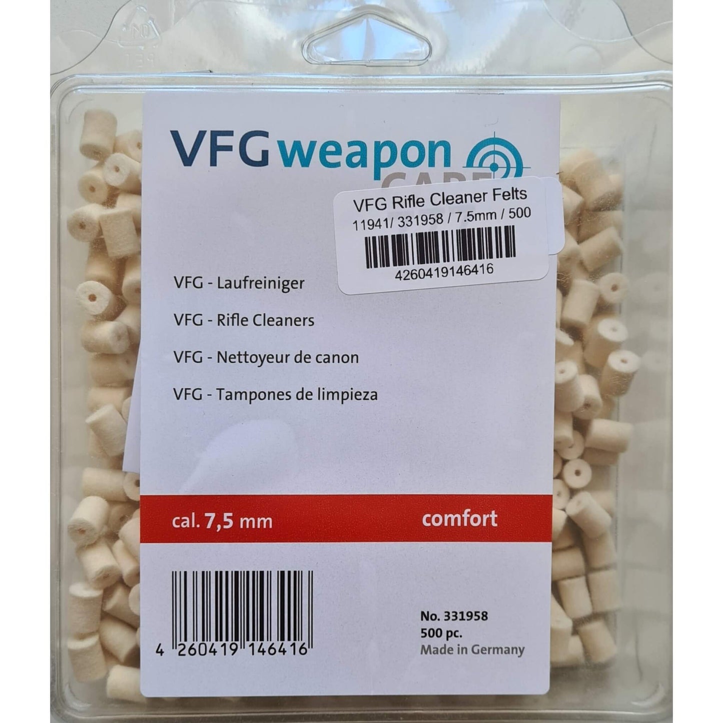 VFG Rifle Cleaner Felts