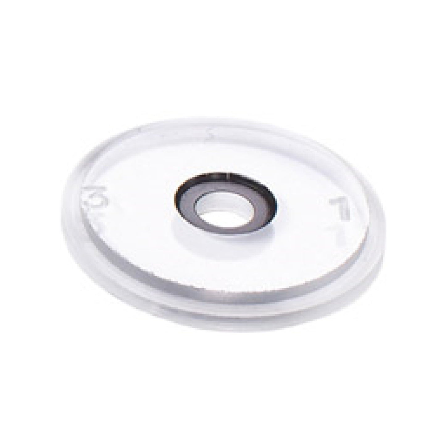 Gehmann 542 M18 Clear Plastic Aperture Insert w/ Black Ring