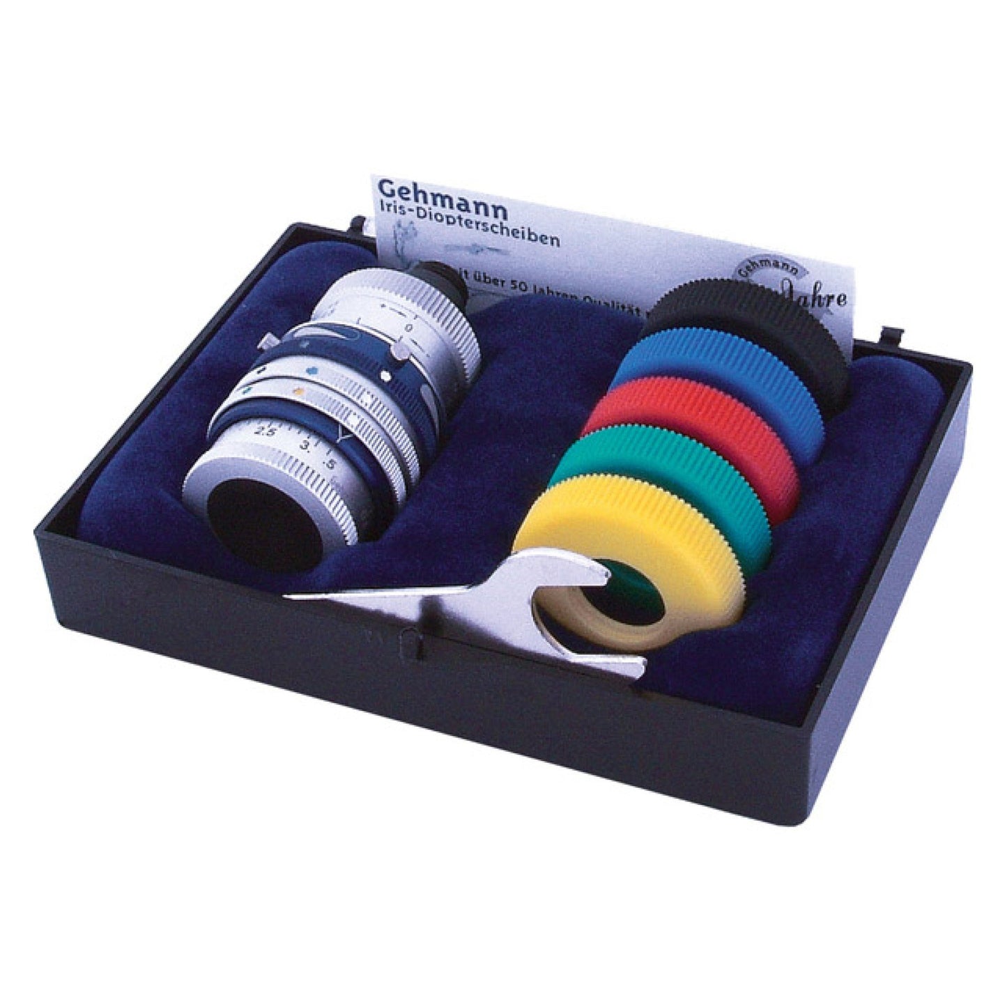 Gehmann 546MC Rearsight Iris with 12 Colour Filters, Polariser & 1.5x Diopter