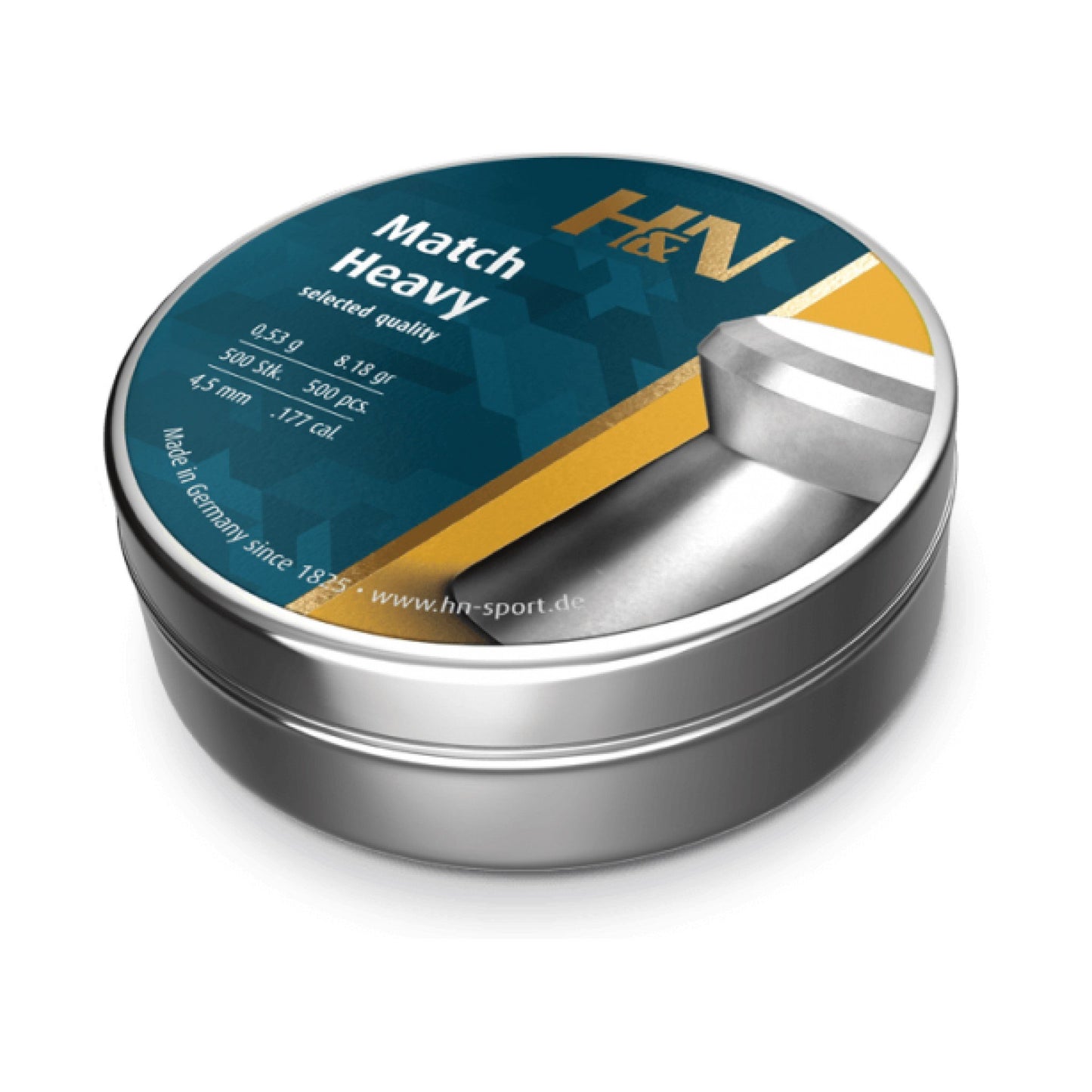 H&N Match Heavy .177 0.53g (500 Tin)