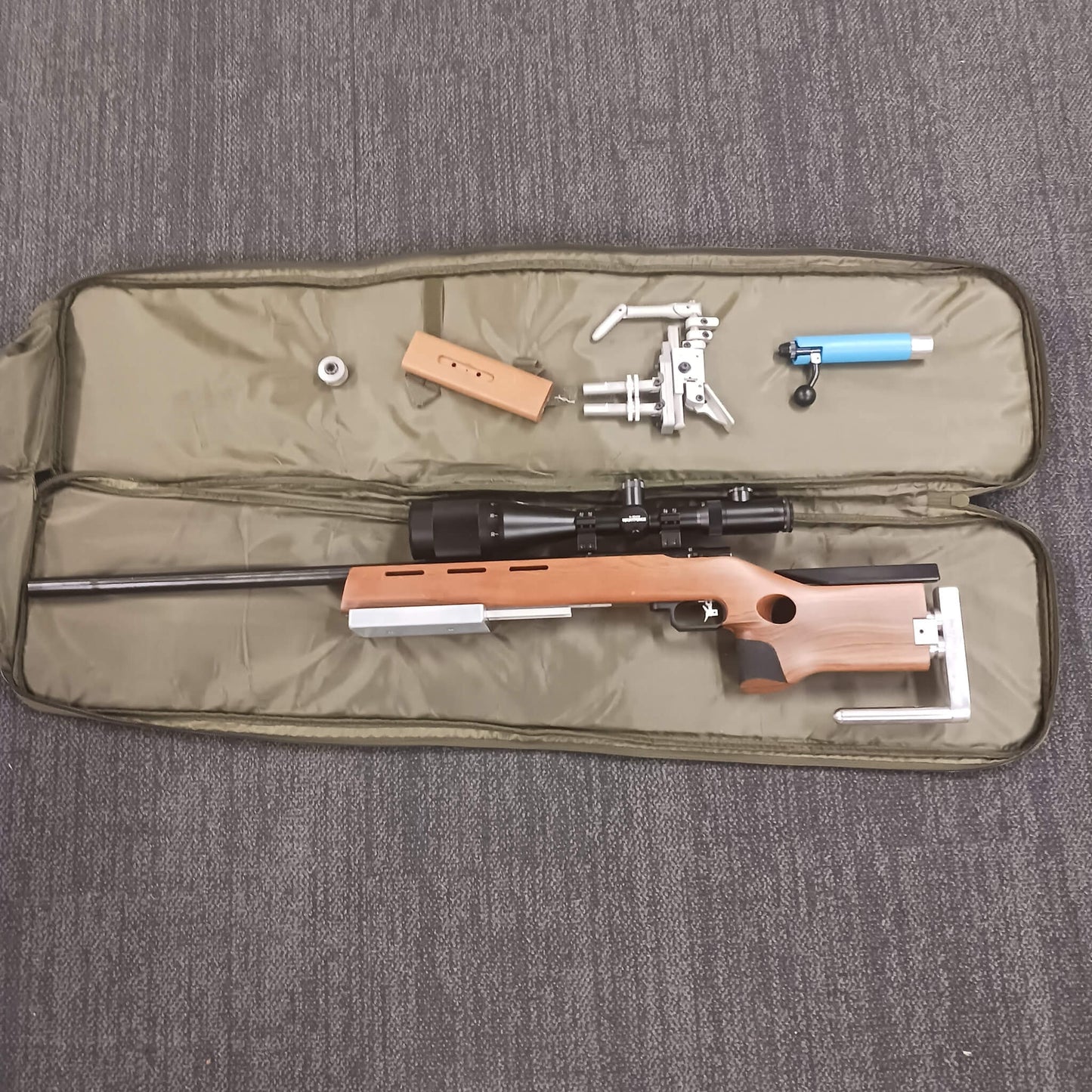 Second Hand Anschutz 1907 in Supermatch Stock .22lr Rifle Sn 3141595