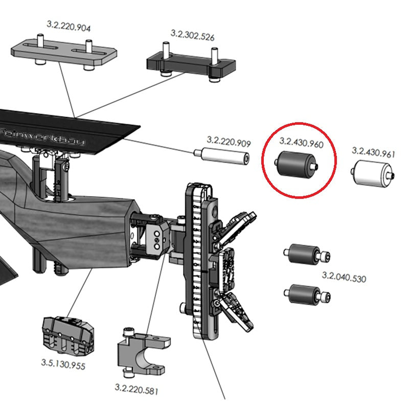 Pile Weight Module Module FWB Steel Pile Weight - 66g (3.2.430.960) – Target Rifle South ...