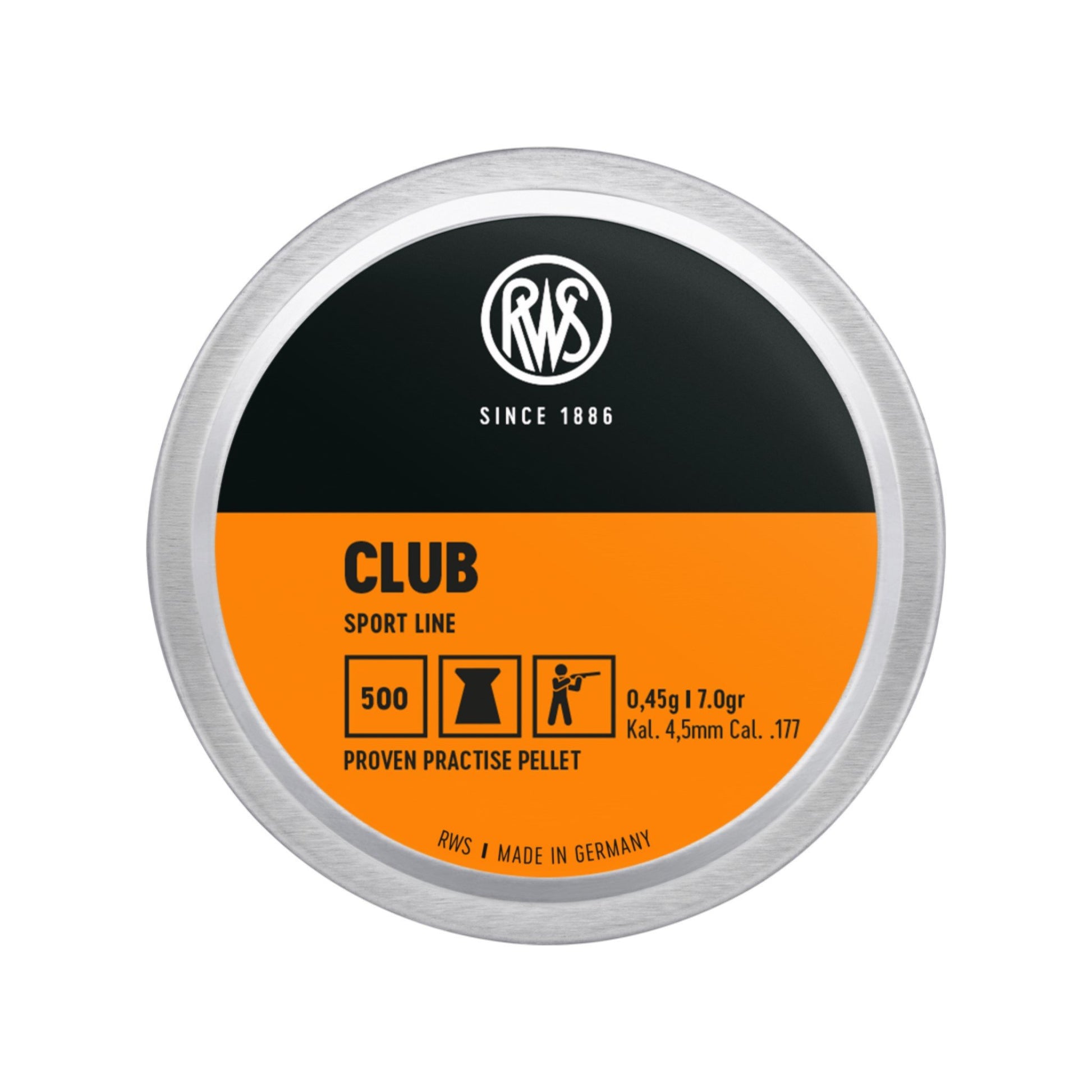 RWS Club .177 0.45g (500 Tin) – Target Rifle South Australia Inc.