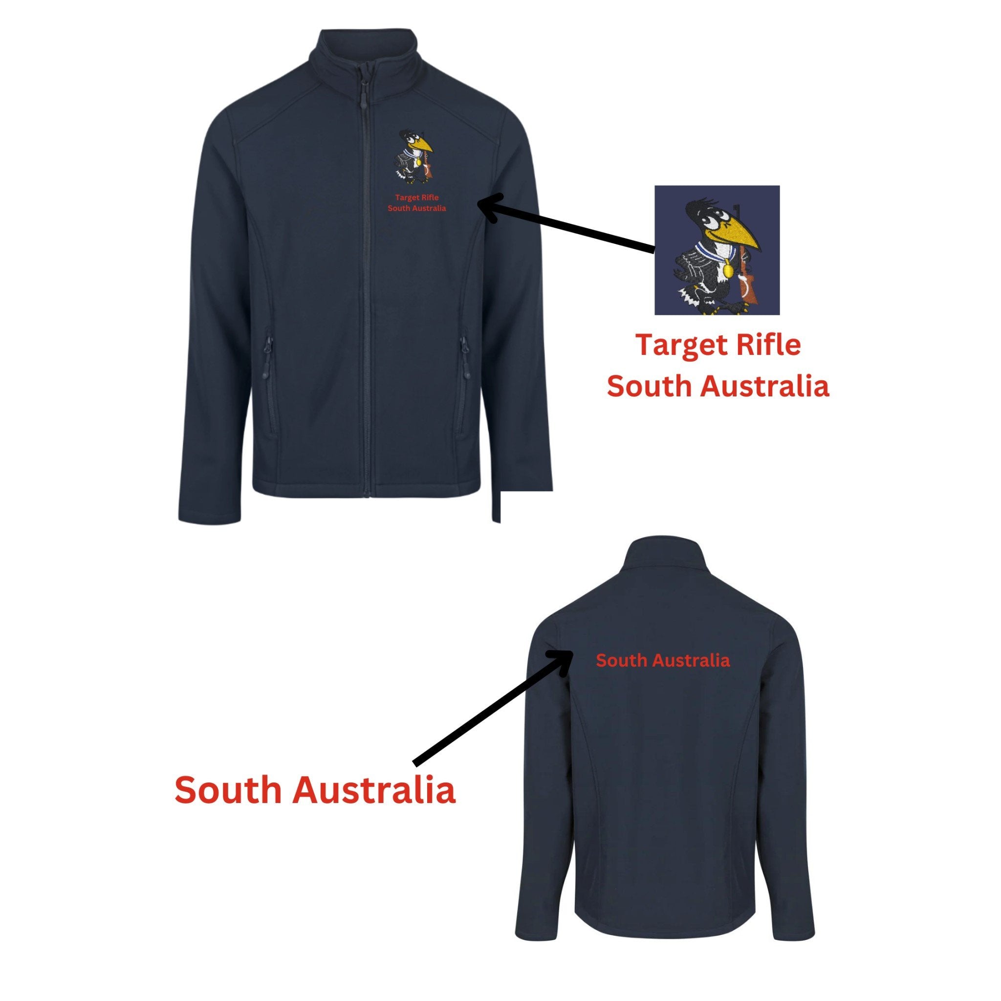 TRSA Softshell Jacket – Target Rifle South Australia Inc.
