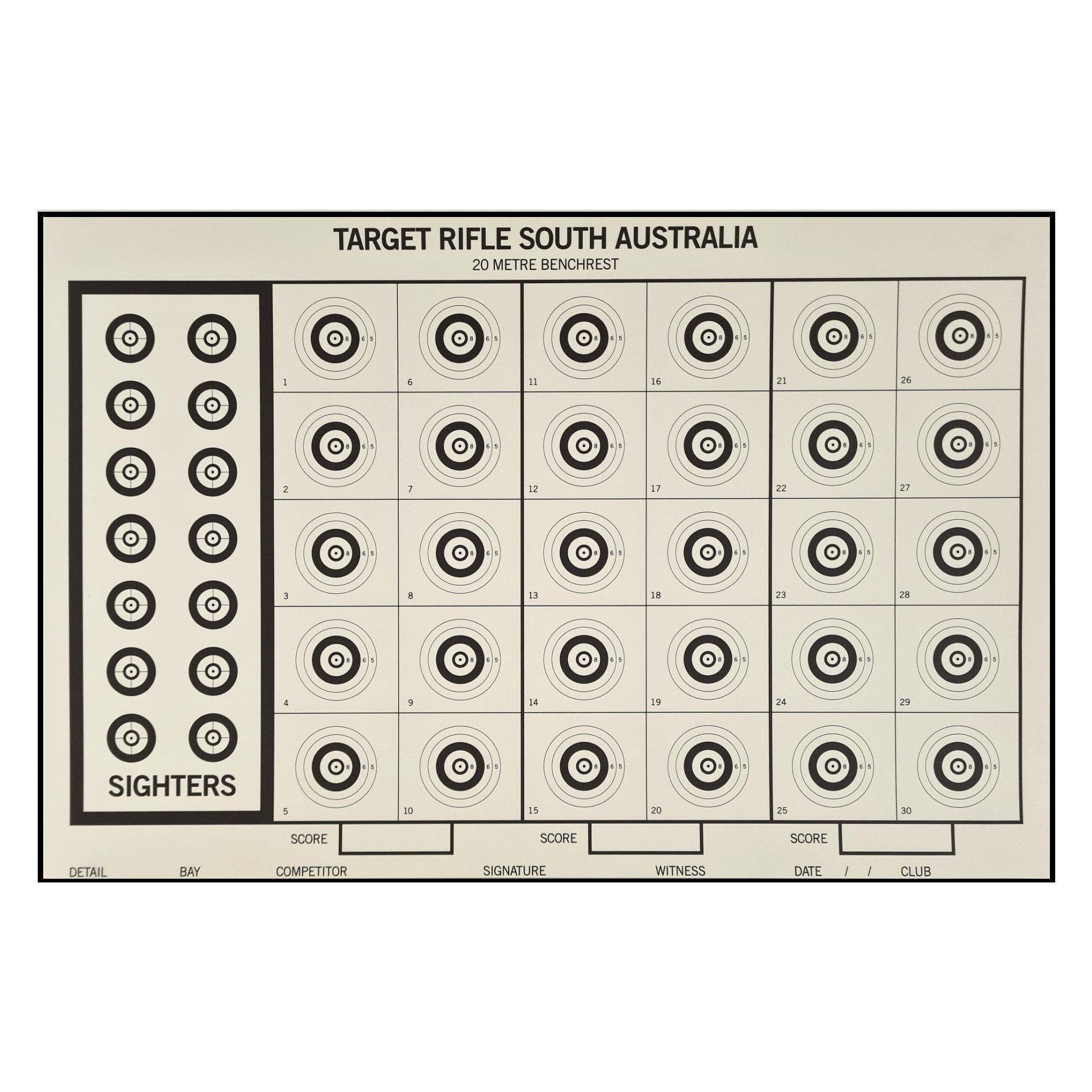 Targets – Target Rifle South Australia Inc.