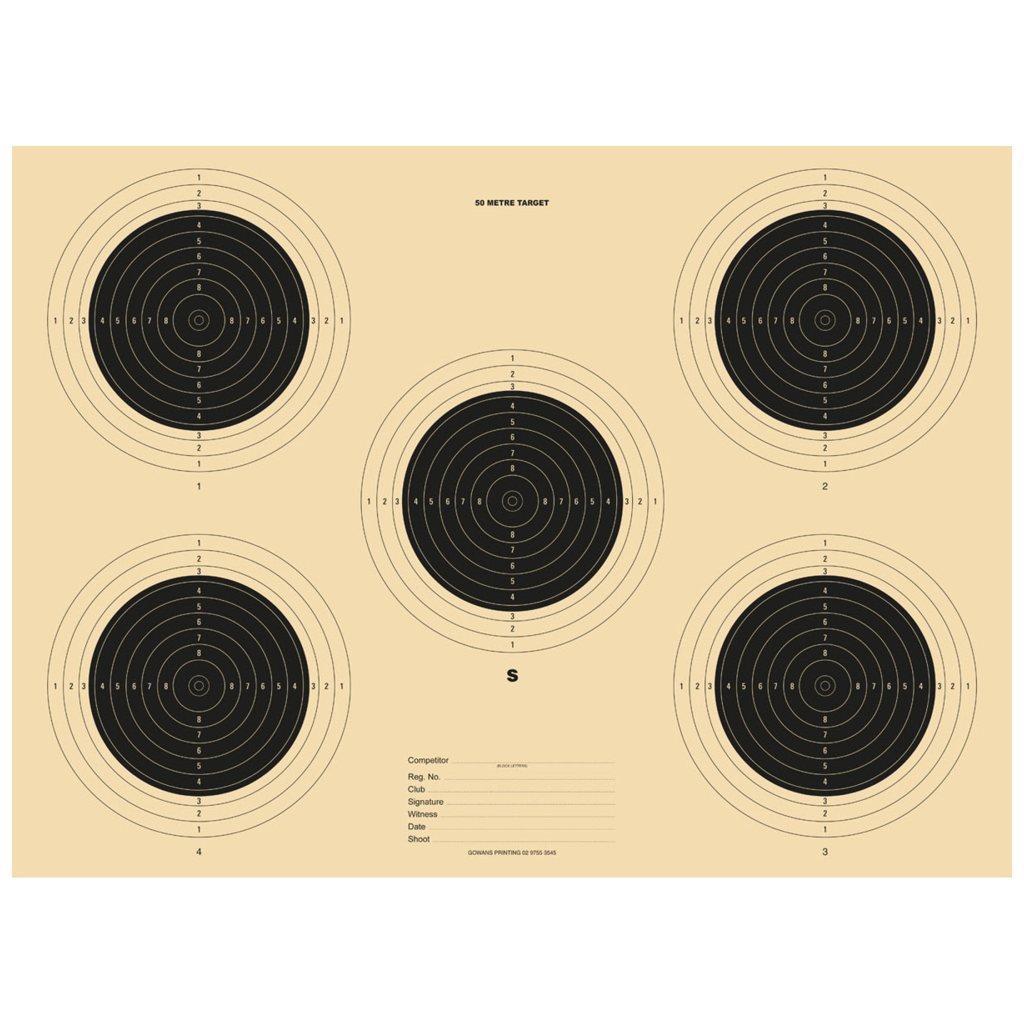 Targets – Target Rifle South Australia Inc.