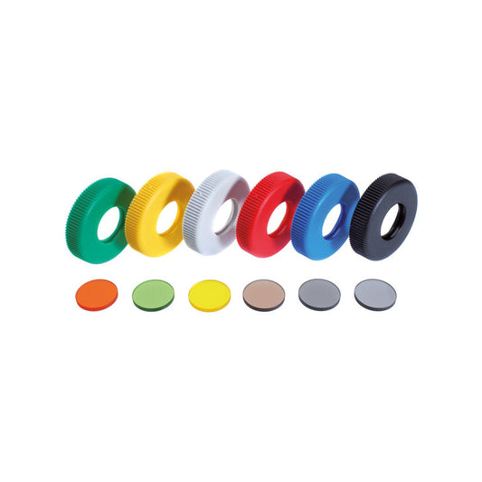 Gehmann 508 6 Colour Push Fit Ring & Glass Filter Set