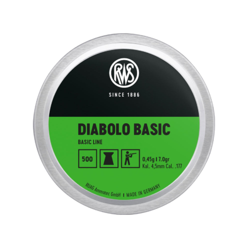 RWS Diablo Basic .177 0.45g (500 Tin) – Target Rifle South Australia Inc.