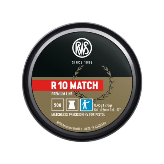 RWS R10 Match .177 0.45g (500 Tin)